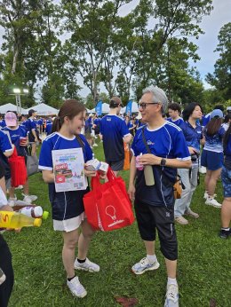 TOSHIBA and SHINING Lighting participated in the HomePro Fun Walk 2026: Walk for Life event.