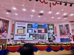 TOSHIBA Lighting and SHINING Lighting Participate in Udom Lightings Annual Party at Udon Wittaya School, Udon Thani Province.