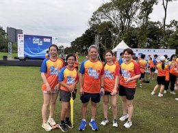 Toshiba Lighting Participates in HomePro Fun Walk 2025