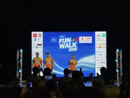 Toshiba Lighting Participates in HomePro Fun Walk 2025
