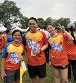 Toshiba Lighting Participates in HomePro Fun Walk 2025