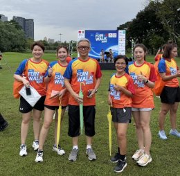 Toshiba Lighting Participates in HomePro Fun Walk 2025