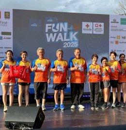 Toshiba Lighting Participates in HomePro Fun Walk 2025