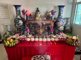 Merit-Making Ceremony on Chinese New Year 2024