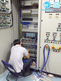 ตู้ควบคุมระบบพีแอลซี (PLC Control Panel)-Modify System PLC Siemens