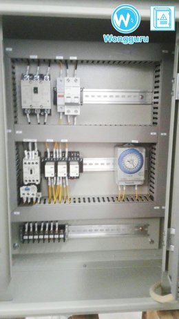 ตู้ควบคุมไฟฟ้าหลัก (MDB)-Motor & Power Plug Control Panel