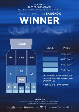เหล่า INNERCIRCLE เตรียมพร้อมรับแรงกระแทกความสนุกกับ "WINNER" ที่มาเยือนไทยอีกครั้งในงาน "WINNER [OUR MOMENT] 2025 ASIA CONCERT IN BANGKOK"