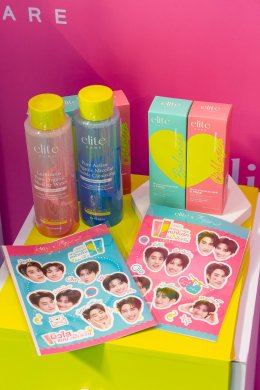 Elite Care ควงคู่พรีเซนเตอร์ 'เติ้ล-เฟิร์สวัน' เสิร์ฟฟินให้ 'ด้อมติดฝน'  ฉลองครบรอบ 3 ปีสุดปัง! ในงาน "Elite Care The Clear Mission with Tle & FirstOne"