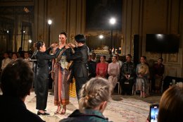ผ้าไทย popular in  Paris! กรมส่งเสริมวัฒนธรรม กระทรวงวัฒนธรรม จัดกิจกรรม CHUD THAI KNOWLEDGE, CRAFTSMANSHIP AND PRACTICES OF THE THAI NATIONAL COSTUME ณ กรุงปารีส ฝรั่งเศส