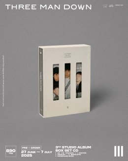 แบ็กทูเบสิก! Three Man Down เปิดตัวอัลบั้มเต็มชุดที่ 3 "III" (ทรี แมน ดาวน์) กลับสู่ดีเอ็นเอร็อกที่บ่มเพาะตัวตน เข้มข้นทุกอารมณ์