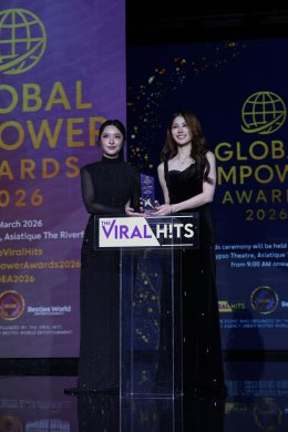 'อันดา-ลูกแก้ว' แรงไม่หยุด! คว้า BEST VIRAL GL COUPLE AWARD เวที GLOBAL EMPOWER AWARDS 2026 ตอกย้ำกระแสคู่จิ้นระดับอินเตอร์