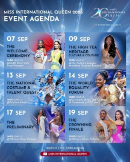 Miss International Queen® 2026 ฉลองครบรอบ 20 ปี ต้อนรับผู้เข้าประกวดจาก 27 ประเทศ พร้อมเปิดฉาก "The Evolving Legacy: Empower Every Voice"