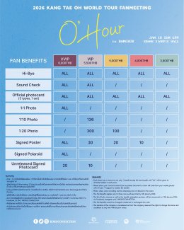 พี่มาแล้วนะเจ้าคนดื้อ! 'คัง แทโอ' พระเอกรอมคอมที่จริงใจ พร้อมแลนด์ดิ้งคว้าใจแฟนไทย ในงาน <2026 KANG TAE OH WORLD TOUR FANMEETING <OHour> in BANGKOK> 