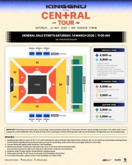 ปรากฏการณ์ดนตรีระดับโลก! King Gnu เตรียมระเบิดความมันส์ในไทย กับคอนเสิร์ตใหญ่ "King Gnu CEN+RAL Tour 2026 in Bangkok" 23 พฤษภาคมนี้