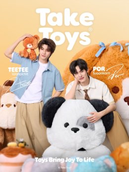 Take Toys เปิดตัวพรีเซ็นเตอร์คู่แรกอย่างเป็นทางการ 'ตี๋ตี๋  วันพิชิต' และ 'ป๋อ  ศุภการ' แท็กทีมส่งต่อความสดใส สร้างสีสันให้กับทุกไลฟ์สไตล์ พร้อมก้าวสู่บทบาท "Friend of SEEK 'N KEEP" อย่างเต็มตัว