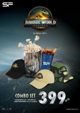 ร่วมเปิดตำนานบทใหม่ของแฟรนไชส์หนังไดโนเสาร์สุดยิ่งใหญ่ ดู "Jurassic World: Rebirth (จูราสสิคเวิลด์: การเกิดใหม่)" ที่ เอส เอฟ พร้อมรับของที่ระลึก เพียบ!!