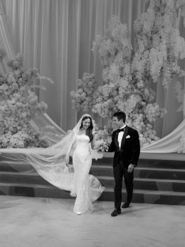 โมเมนท์แห่งปี! 'ญาญ่า-ณเดชน์' ฉลองมงคลสมรส ณ โรงแรมดุสิตธานี อย่างอบอุ่น