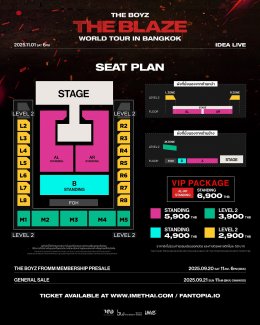 THE BOYZ ปลุกความคิดถึง THE B ให้ลุกโชน! สาดความฮอตเวิลด์ทัวร์ทั่วโลก ปักหมุดไทย 1 พ.ย. นี้! ใน "THE BOYZ <THE BLAZE> WORLD TOUR in BANGKOK"