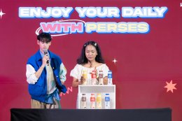 Sunshine Dairy เปิดเกมใหญ่ ดึง PERSES เสิร์ฟเอเนอร์จี้ ในงานแถลงข่าว "Enjoy Your Daily With PERSES" พร้อมประกาศขึ้นแท่นพรีเซนเตอร์อย่างเป็นทางการ