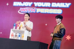 Sunshine Dairy เปิดเกมใหญ่ ดึง PERSES เสิร์ฟเอเนอร์จี้ ในงานแถลงข่าว "Enjoy Your Daily With PERSES" พร้อมประกาศขึ้นแท่นพรีเซนเตอร์อย่างเป็นทางการ