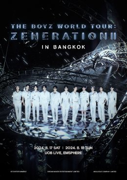 'THE BOYZ' เตรียม Landing ประเทศไทย กับคอนเสิร์ต "WORLD TOUR : ZENERATION II in BANGKOK" แทบี๋เตรียมกดบัตร 13 ก.ค.นี้