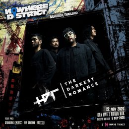The Used, Sweet Mullet, The Darkest Romance และ NAP THE NAP เตรียมสาดความเดือดในเทศกาลดนตรีอีโมแห่งปี "NOWHERE DISTRICT" 22 พ.ย. นี้!