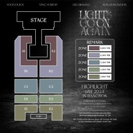ไลท์ไทยอยู่ไม่ได้แล้ว!! 4 หนุ่ม HIGHLIGHT ประกาศเอเชียทัวร์ ไทยติดโผ 4 เมืองแรก ไม่ได้มุสาวาปึ้ง เจอแน่!! คอนเสิร์ต HIGHLIGHT LIVE 2024 [LIGHTS GO ON, AGAIN] IN BANGKOK 30 มิ.ย. นี้ ที่ แจ้งวัฒนะฮอลล์