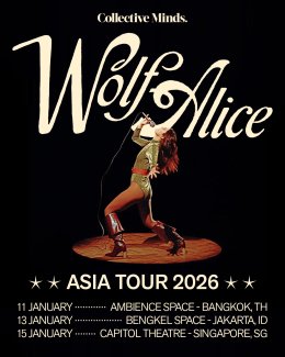ปีหน้ามาแน่!  Wolf Alice จัดคอนเสิร์ตใหญ่ในไทยครั้งแรก! 11 มกราคม 2026 ที่ Ambience Space