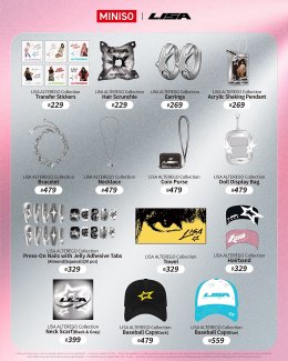 เตรียมรับแรงกระแทกความปังระดับโลก! MINISO × LISA GLOBAL POP-UP ปักหมุดเปิดตัวครั้งแรกในโลกที่ประเทศไทย ณ ICONSIAM!