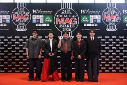 ค่ำคืนแห่งประวัติศาสตร์! กับ 19 รางวัลแห่งคุณค่า นำทัพคนดนตรีคว้ารางวัลใหญ่แห่งปี เพื่อเฉลิมฉลองครบรอบ 15 ปีของเวที THE GUITAR MAG AWARDS