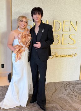 ส้มโอ-ธัญรัศม์ ร่วมเฉิดฉายเดินพรมแดงในงาน Golden Globe Awards ครั้งที่ 83 ณ มหานครลอสแอนเจลิส