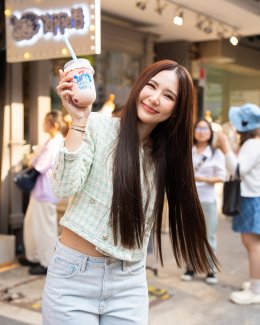 'ญดา' ใจฟู! แกรนด์โอเพ่นนิ่ง "โยปป้า โยเกิร์ต" ลูกค้าทะลักร้าน