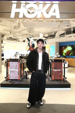 HOKA ชวน 'นาย ณภัทร' ร่วมสัมผัสนวัตกรรมล่าสุดของรองเท้าวิ่งเทรล HOKA Speedgoat 7 ณ FLYLAB พร้อมท้าลุยสนามเทรล ใจกลางกรุงเทพฯ ที่ centralwOrld