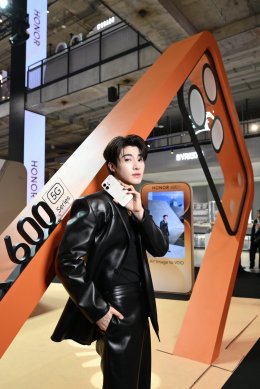 'บลู พงศ์ทิวัตถ์' เสิร์ฟความฟินในงานเปิดตัวสมาร์ตโฟน HONOR 600 Series พร้อมชวนสัมผัสนวัตกรรมสุดล้ำ AI ทัชเดียว เปลี่ยนโลก 