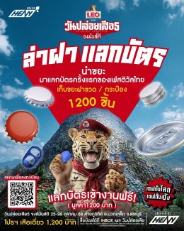 โค้งสุดท้าย! นับถอยหลัง "วันปล่อยเสือ ปี5" อัพความมันส์เพิ่มไลน์อัพ กว่า 82 ศิลปิน เปิดเซอร์ไพรส์เเรก 87Dance วงอินดี้ดังจากเกาหลีร่วมแจม พร้อมแคมเปญ เปลี่ยนขยะเป็นความมันส์ นำฝาขวดแลกบัตรเข้างานฟรี!!