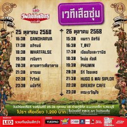 โค้งสุดท้าย! นับถอยหลัง "วันปล่อยเสือ ปี5" อัพความมันส์เพิ่มไลน์อัพ กว่า 82 ศิลปิน เปิดเซอร์ไพรส์เเรก 87Dance วงอินดี้ดังจากเกาหลีร่วมแจม พร้อมแคมเปญ เปลี่ยนขยะเป็นความมันส์ นำฝาขวดแลกบัตรเข้างานฟรี!!