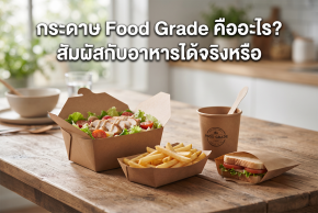 กระดาษ Food Grade คืออะไร? สัมผัสกับอาหารได้จริงหรือ