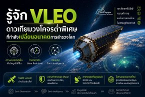 รู้จัก VLEO ดาวเทียมวงโคจรต่ำพิเศษ ที่กำลังเปลี่ยนอนาคตการสำรวจโลก