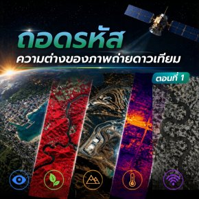 Variations in satellite imagery.