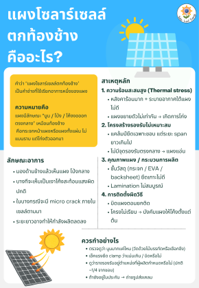 แผงโซลาร์เซลล์ตกท้องช้างคืออะไร?