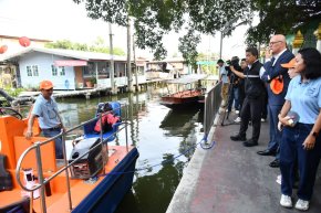 กทม.ร่วมกับ  เนเธอร์แลนด์ - มจธ. ปลดระวางเรือขยะเครื่องดีเซลคืนชีพเป็นเรือไฟฟ้า