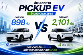 อัพเดตตลาด PICKUP EV ไทยครึ่งปีแรก 2569 