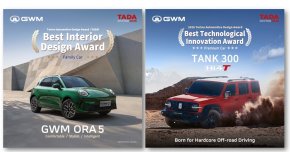 GWM ORA 5 และ TANK 300 คว้า 2 รางวัลใหญ่จากเวที TADA ในงาน Salone Auto Torino 2026  ประเทศอิตาลี ก