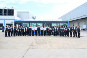ขสมก.ผนีก นครชัยแอร์ เยี่ยมชมโรงงานประกอบรถโดยสารไฟฟ้า AAB กลุ่มบริษัท EA–NEX