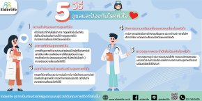 5 วิธี ดูแลร่างกายป้องกันโรคหัวใจ