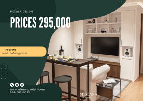  คอนโดวันเอ็กซ์สุขุมวิท 26 | งานออกแบบและตกแต่งภายใน พร้อมติดตั้งบิวท์อินเฟอร์นิเจอร์ครบวงจร