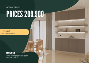 Life Ladprao Valley | งานออกแบบและตกแต่งภายใน พร้อมติดตั้งบิวท์อินเฟอร์นิเจอร์ครบวงจร