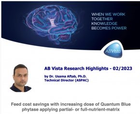 AB Vista Research Highlights - 02/2023  by Dr. Usama Aftab, Ph.D. Technical Director (ASPAC)