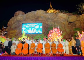 วัดสระเกศฯ จัดงาน จรัสแสงแห่งศรัทธา สวดมนต์ข้ามปี ต้อนรับศักราชใหม่ ๒๕๖๙