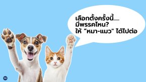 เลือกตั้งครั้งนี้ จะมีพรรคไหน? ให้"หมา-แมว" ได้ไปต่อ